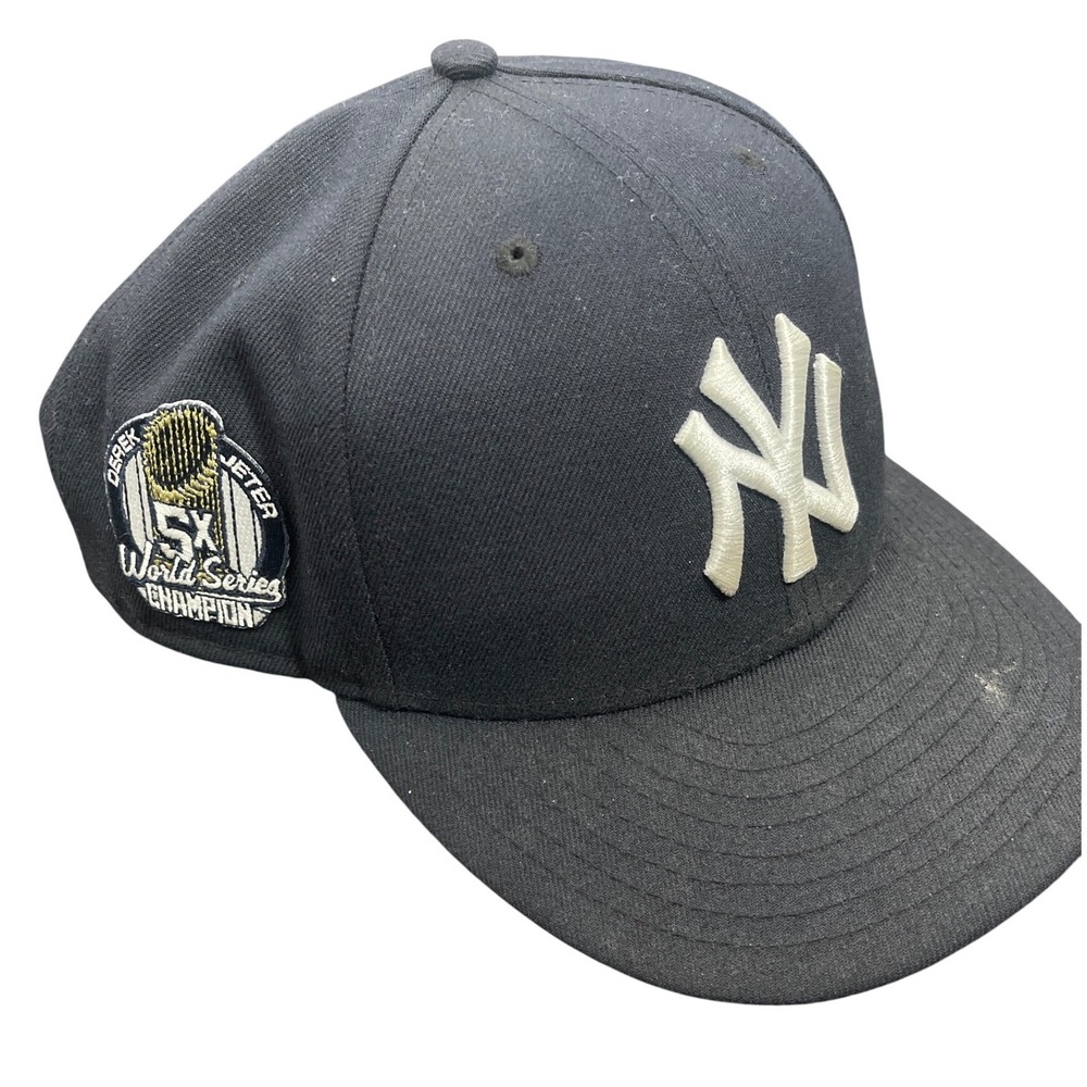 New Era New York Yankees Derek Jeter 5X World Series Champion 59FIFTY Hat 7 7/8